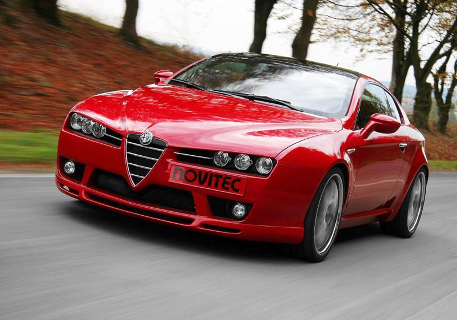 Novitec Alfa Brera 2,4 JTD: czerwona piękność