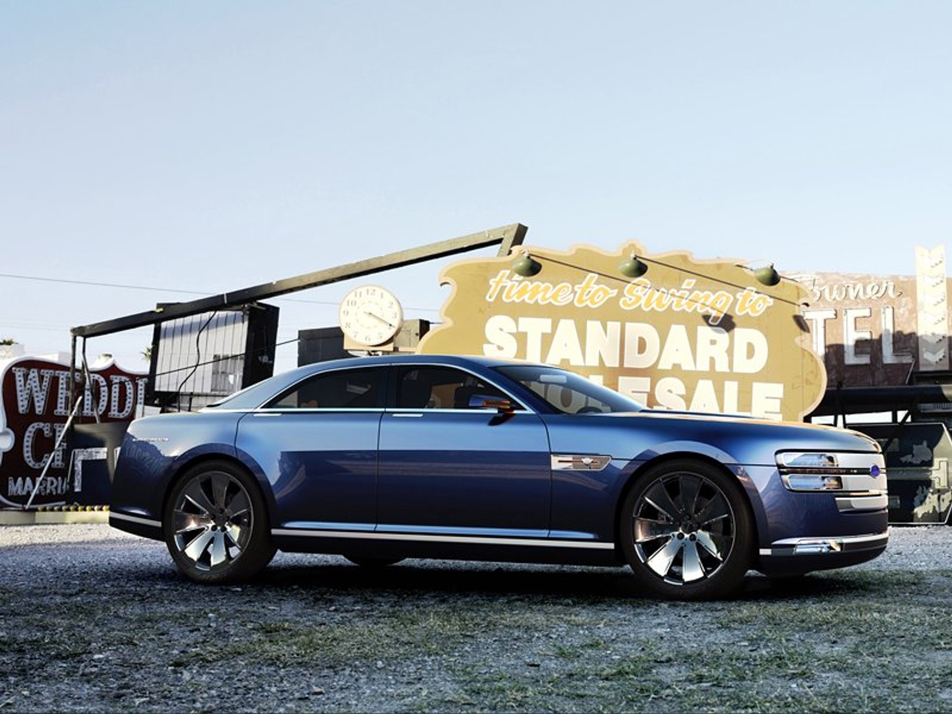 Ford Interceptor Concept: 8 cylindrów, etanol, 400 koni