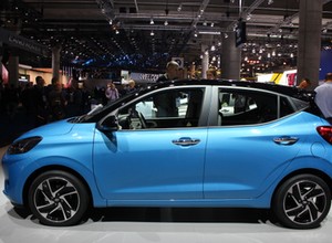 Hyundai na salonie samochodowym we Frankfurcie