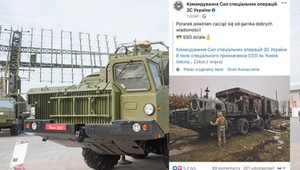 W Ukrainie zniszczono pojazd - kluczowy element systemu przeciwlotniczego