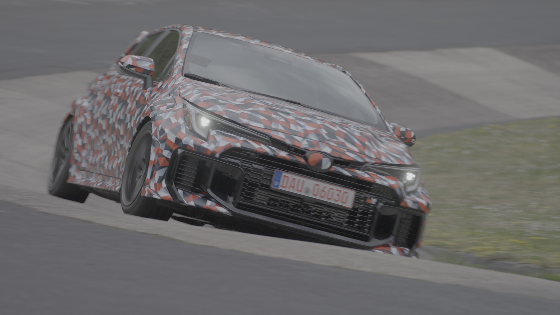 GRMN Corolla testowana na torze Nürburgring