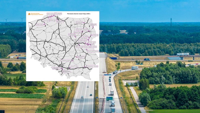 Nowe drogi w Polsce w 2026 r. Te odcinki zostaną otwarte - mapa