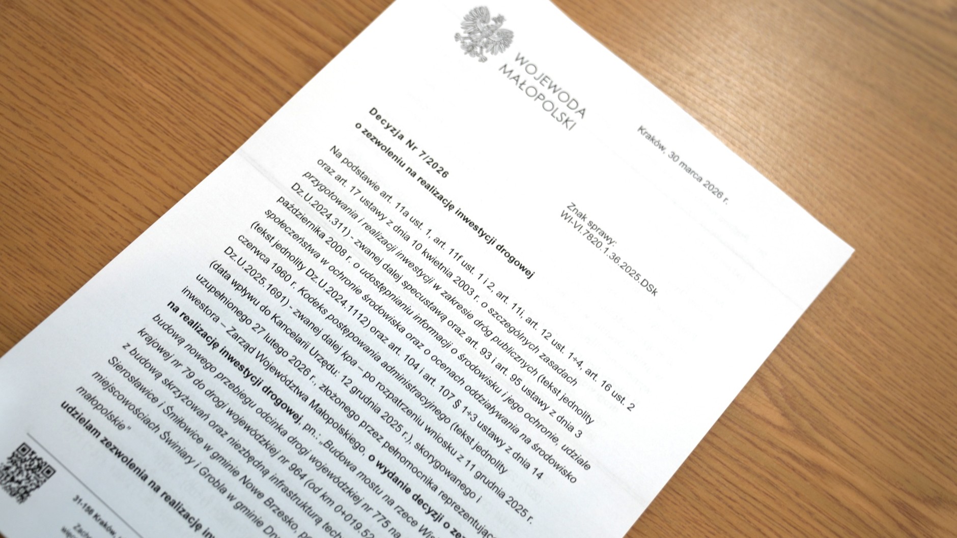 Będzie nowy most na Wiśle. Wojewoda podpisał