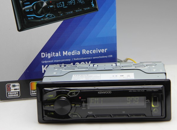 Kenwood KMM-120Y: tanie radio z USB