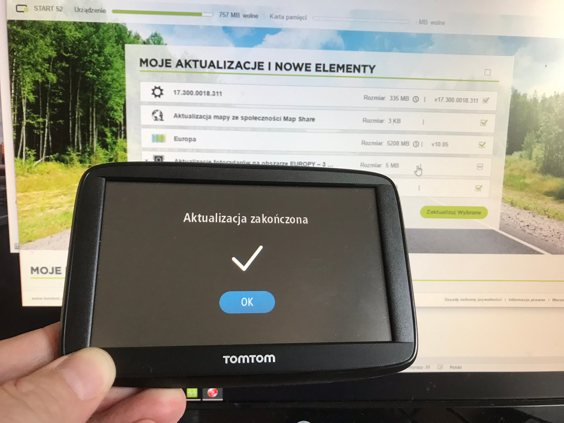 TomTom Start 52 - warto zacząć od aktualizacji