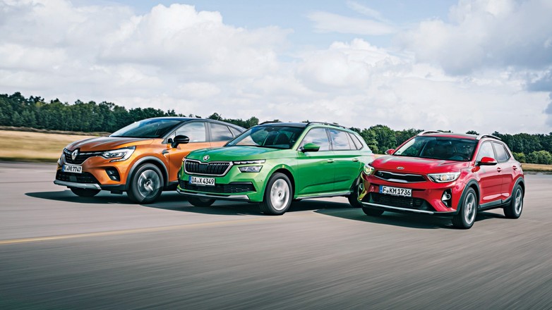 Porównanie: Kia Stonic, Renault Captur i Skoda Kamiq