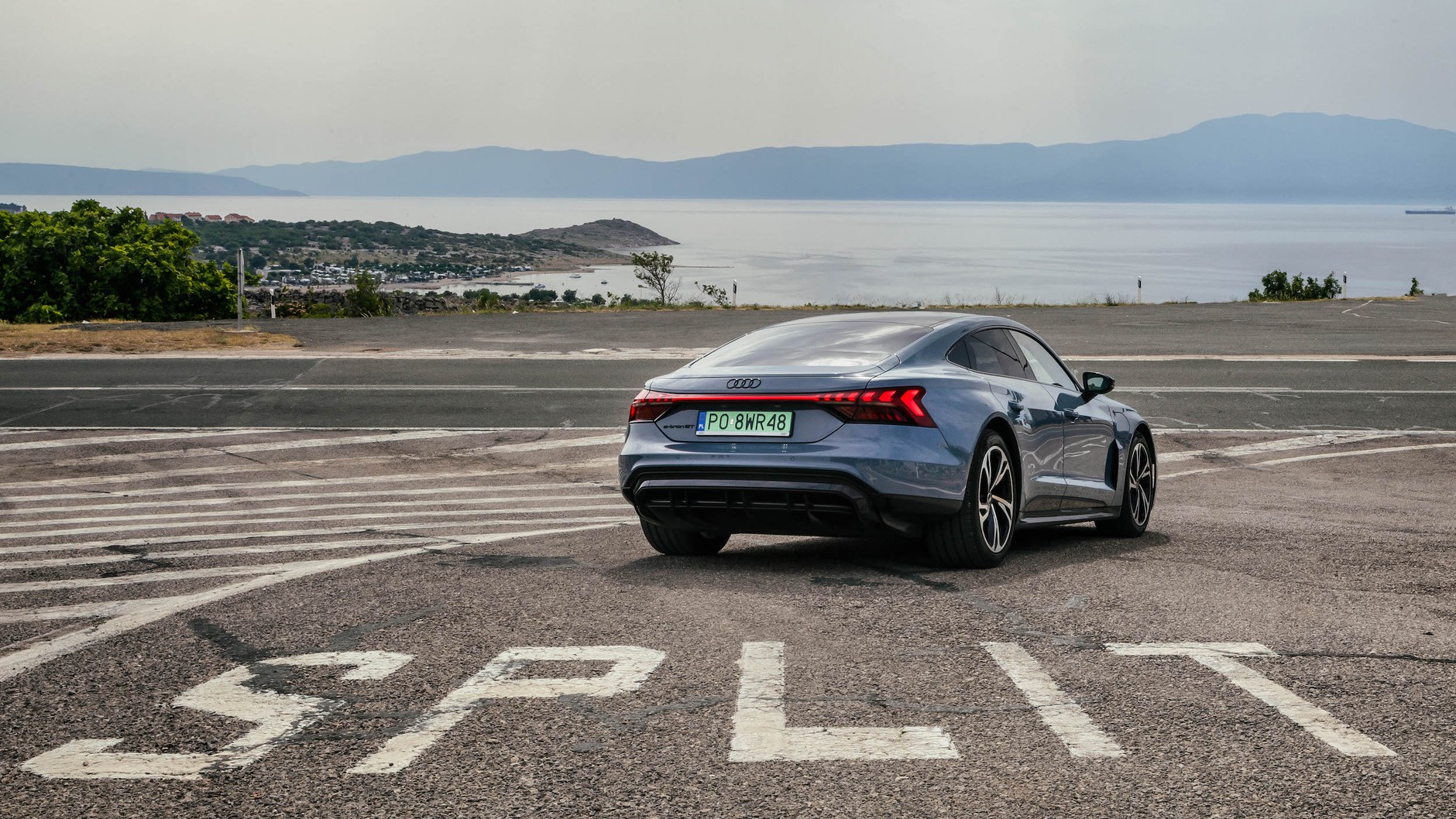 Podróż Porsche Taycanem i Audi e-tronem GT do Chorwacji