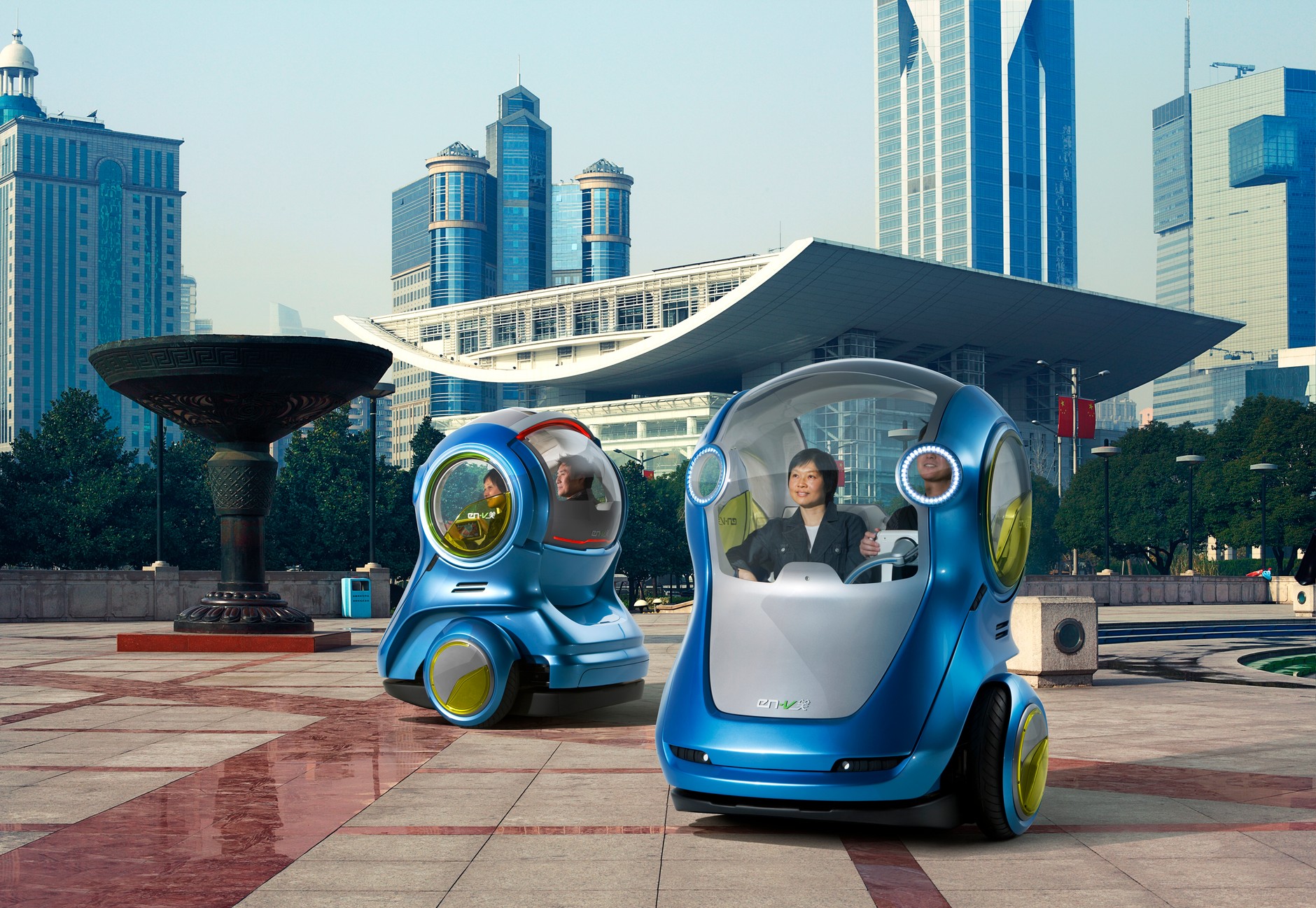 World Expo Szanghaj 2010: dwuosobowy EN-V receptą na korki w miastach
