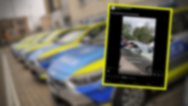 Strzelanina pod Biedronką. Szał kierowcy i ranny policjant. Jest nowy komentarz policji