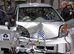 Tata Nano przeszedł pierwszy europejski crash test