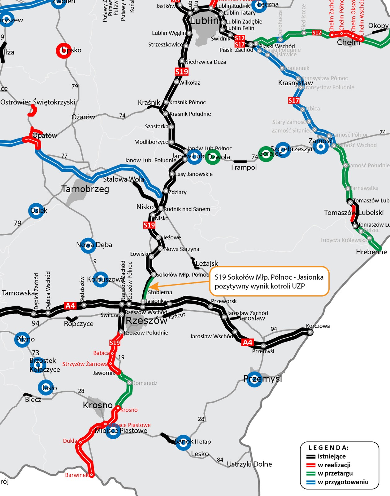 Mapa S19 kontrola UZP