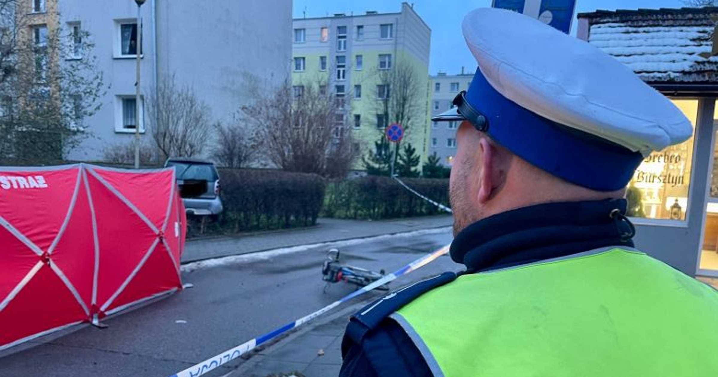 Tragiczny wypadek w Sztumie: Rowerzysta zginął na miejscu