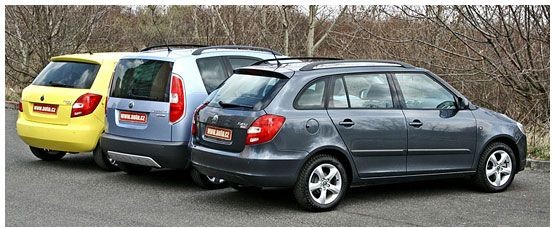 Škoda Fabia vs. Fabia Combi vs. Roomster – braterski pojedynek