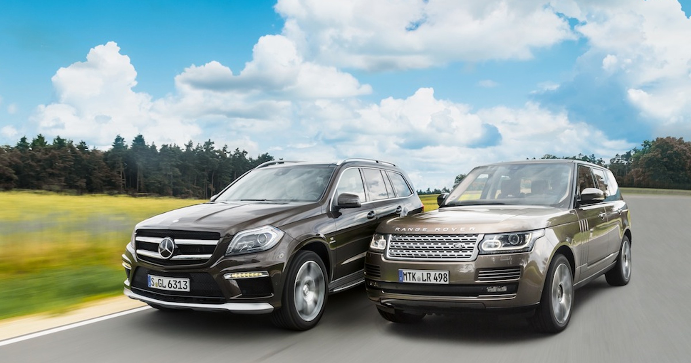 Mercedes GL AMG Range Rover Sport