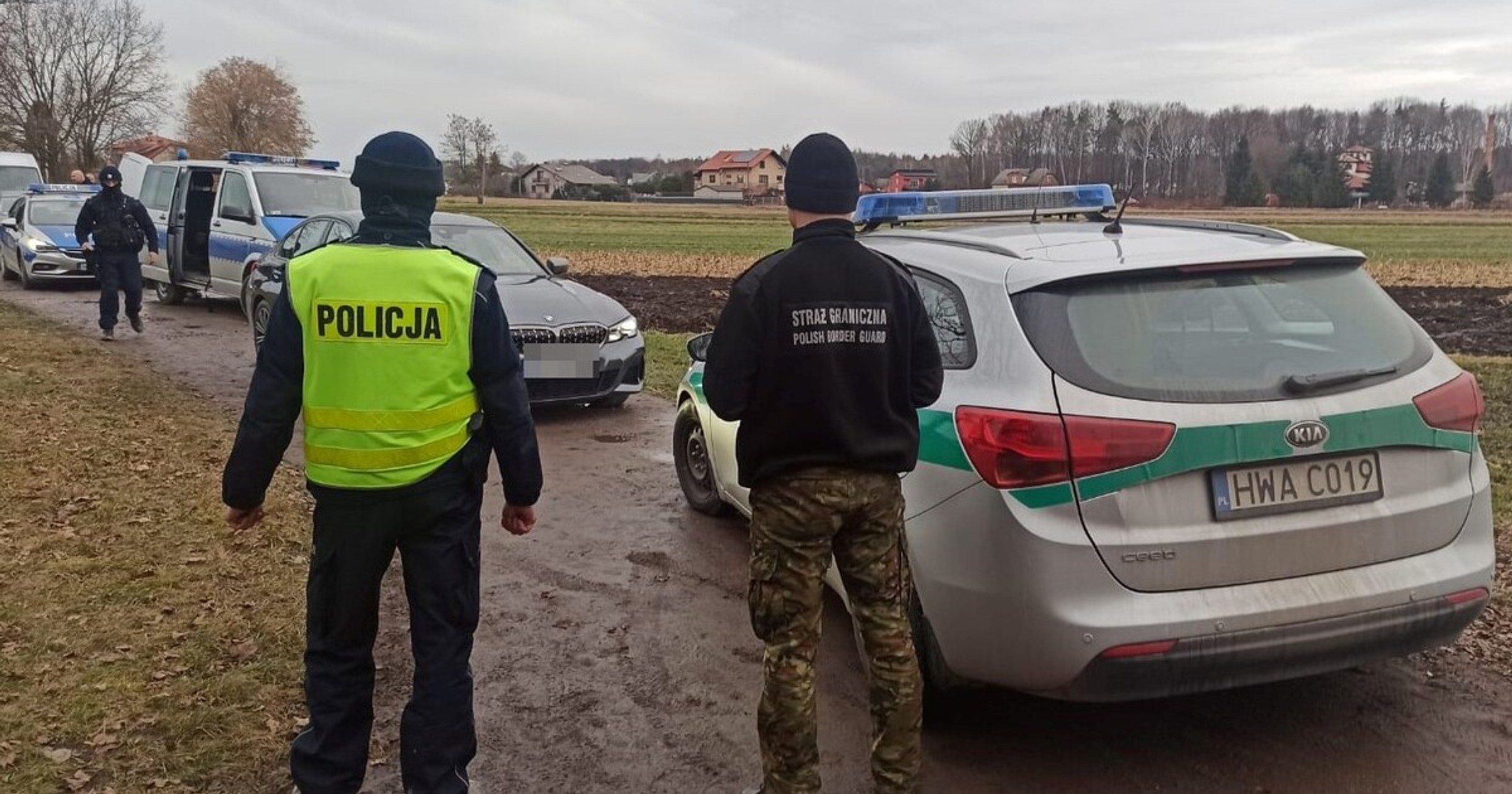 Pościg i zatrzymanie 6 obywateli Turcji w powiecie oświęcimskim