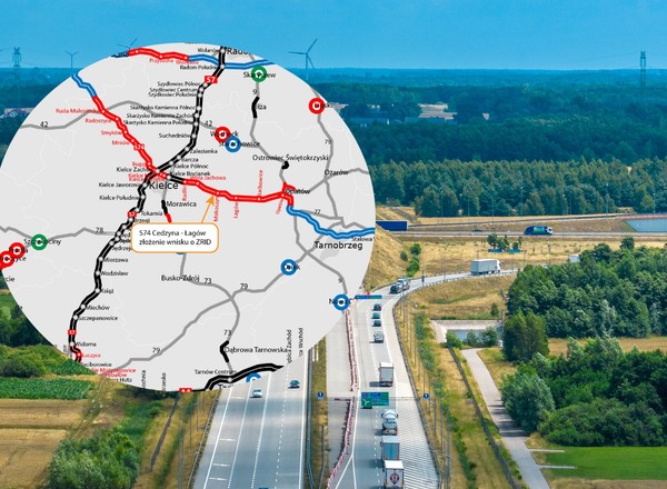 Najdłuższy odcinek S74 coraz bliżej. GDDKiA podaje ważne daty