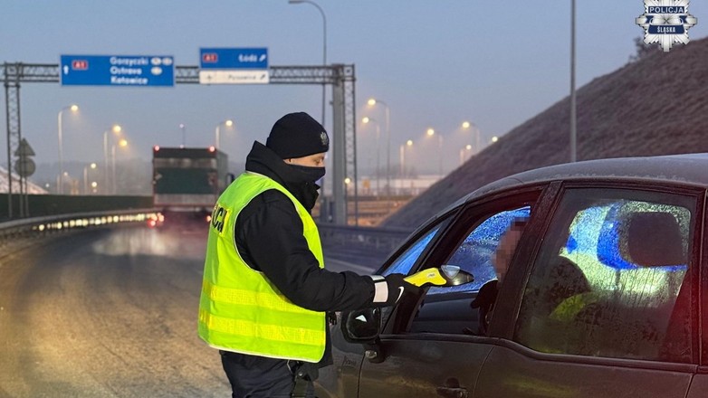 Policjanci "stali" od świtu na całej A1. Sprawdzili ponad 5 tys. kierowców