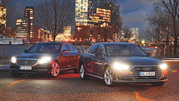 Audi A8 50 TDI kontra Mercedes S 350 d