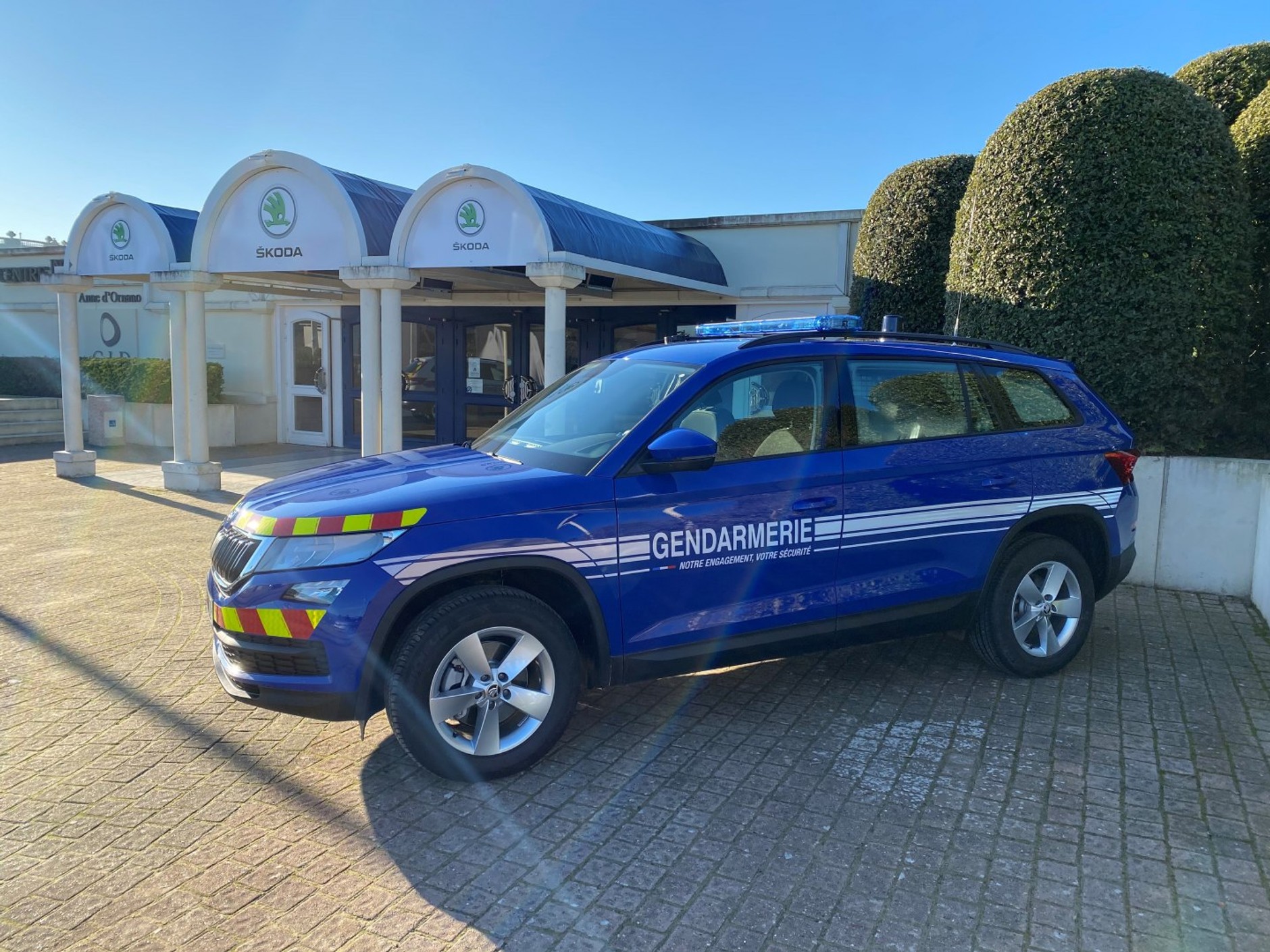 Radiowozy Skoda - Francja