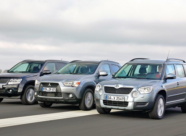 Skoda Yeti kontra Suzuki Grand Vitara i Mitsubishi ASX: suv-y na tropach Yeti