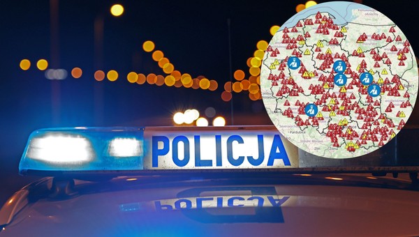 Mapa policji budzi grozę. Takie były wakacje 2024 na drogach