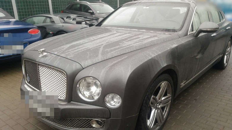Odzyskany Bentley Mulsanne
