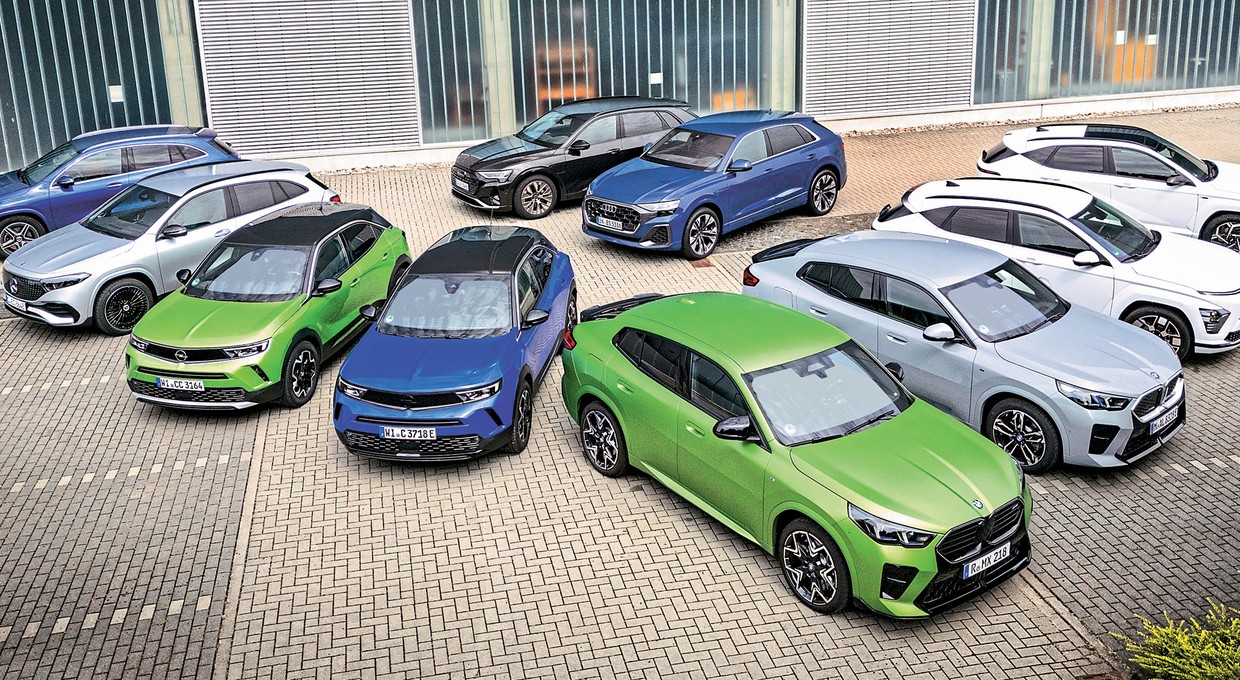 Wielkie porównanie SUV-ów. Które lepiej jeżdżą na prądzie, a które na benzynie?