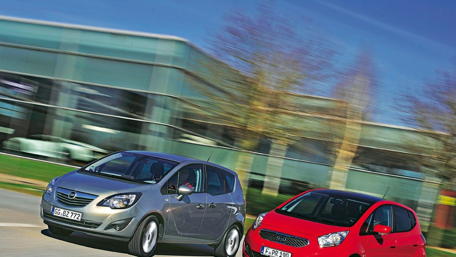 Pierwsze starcie: Opel Meriva kontra Kia Venga