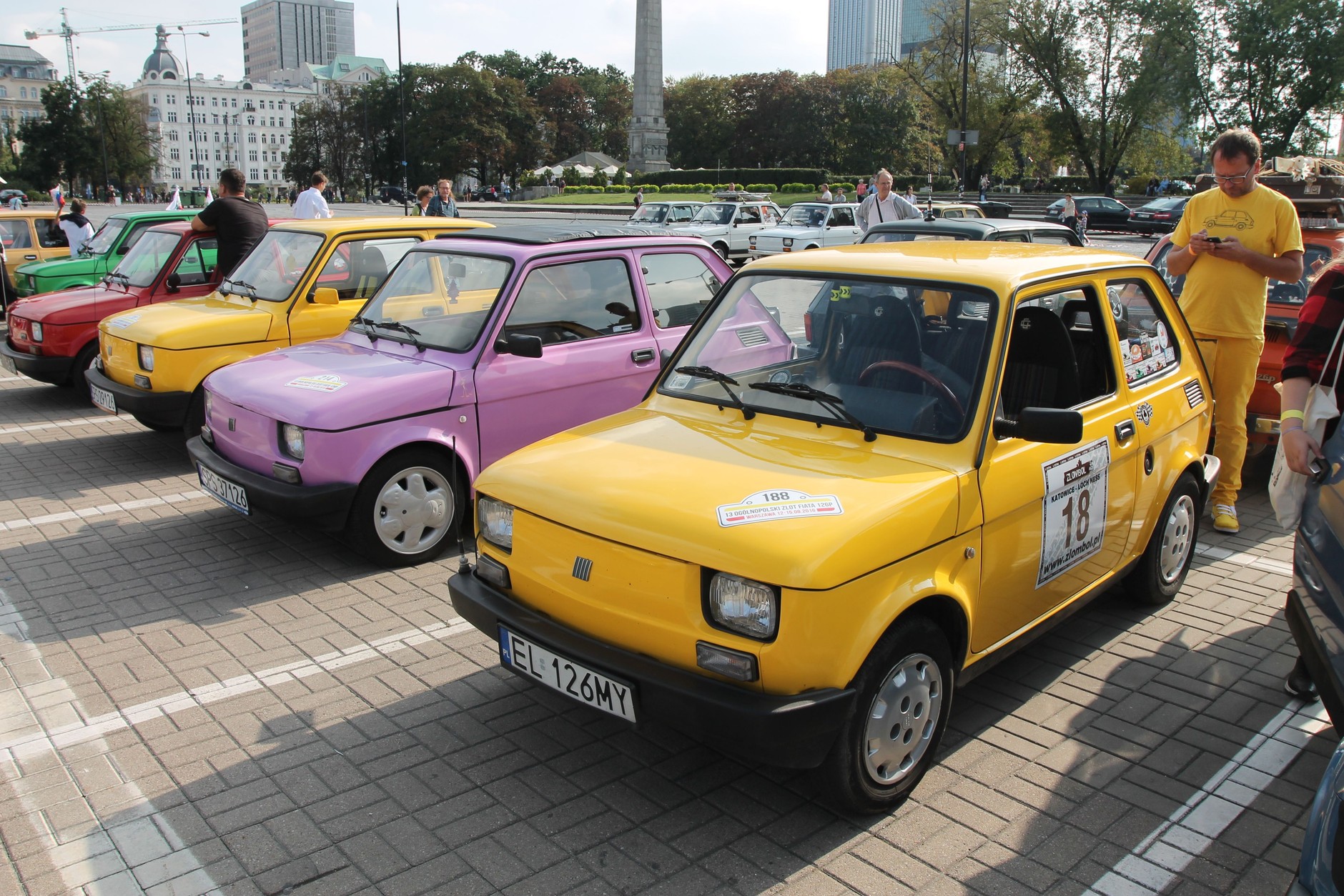 13 Ogólnopolski Zlot Fiata 126p w Warszawie