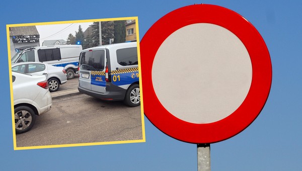 Zignorował znak B-1. Wszystko widziała straż miejska. Grozi mu więzienie