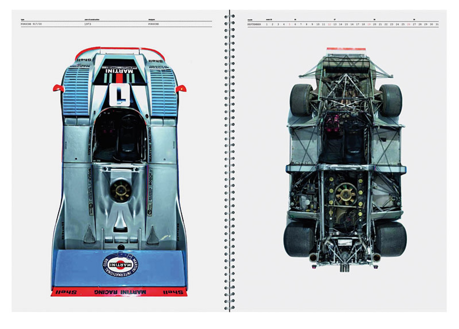 Kalendarze Porsche