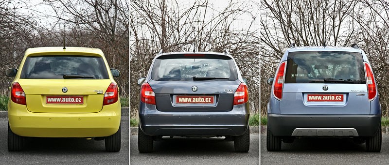 Škoda Fabia vs. Fabia Combi vs. Roomster – braterski pojedynek