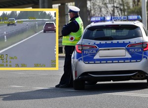 Szaleńcza jazda drogowego recydywisty. Pędził 242 km na godz. [WIDEO]