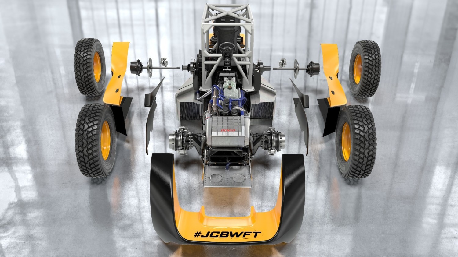 JCB Fastrac Two – zmodyfikowany traktor do bicia rekordu prędkości