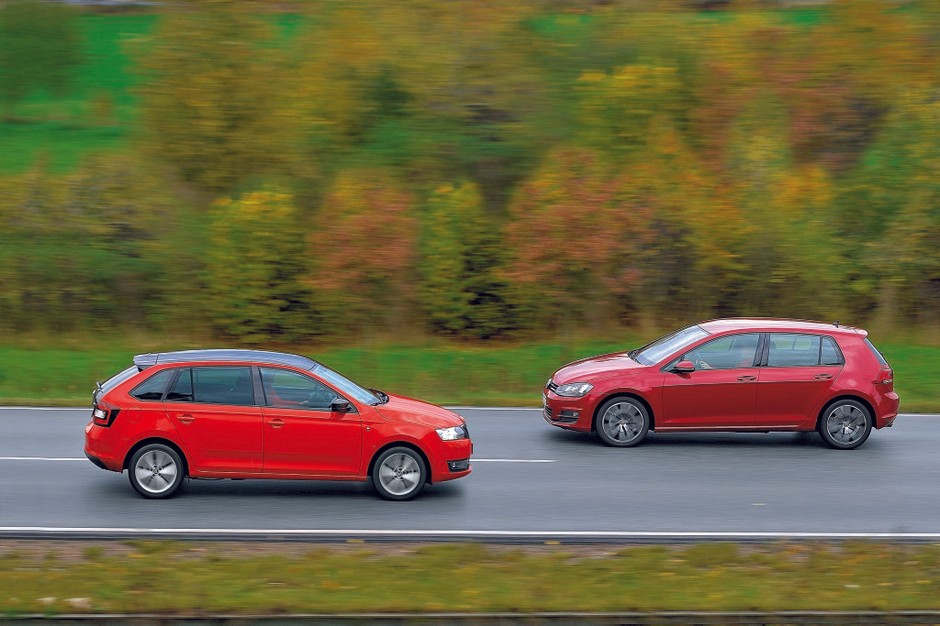 Skoda Rapid, Volkswagen Golf