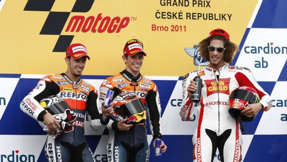 Podium w Brnie
