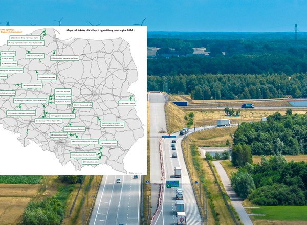 Nowe drogi w Polsce. Wielkie podsumowanie 2024 r. Mamy mapy od GDDKiA