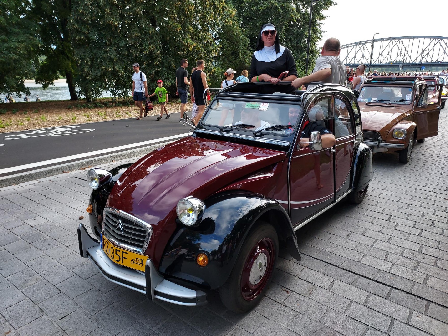 Zlot Citroenów w Toruniu