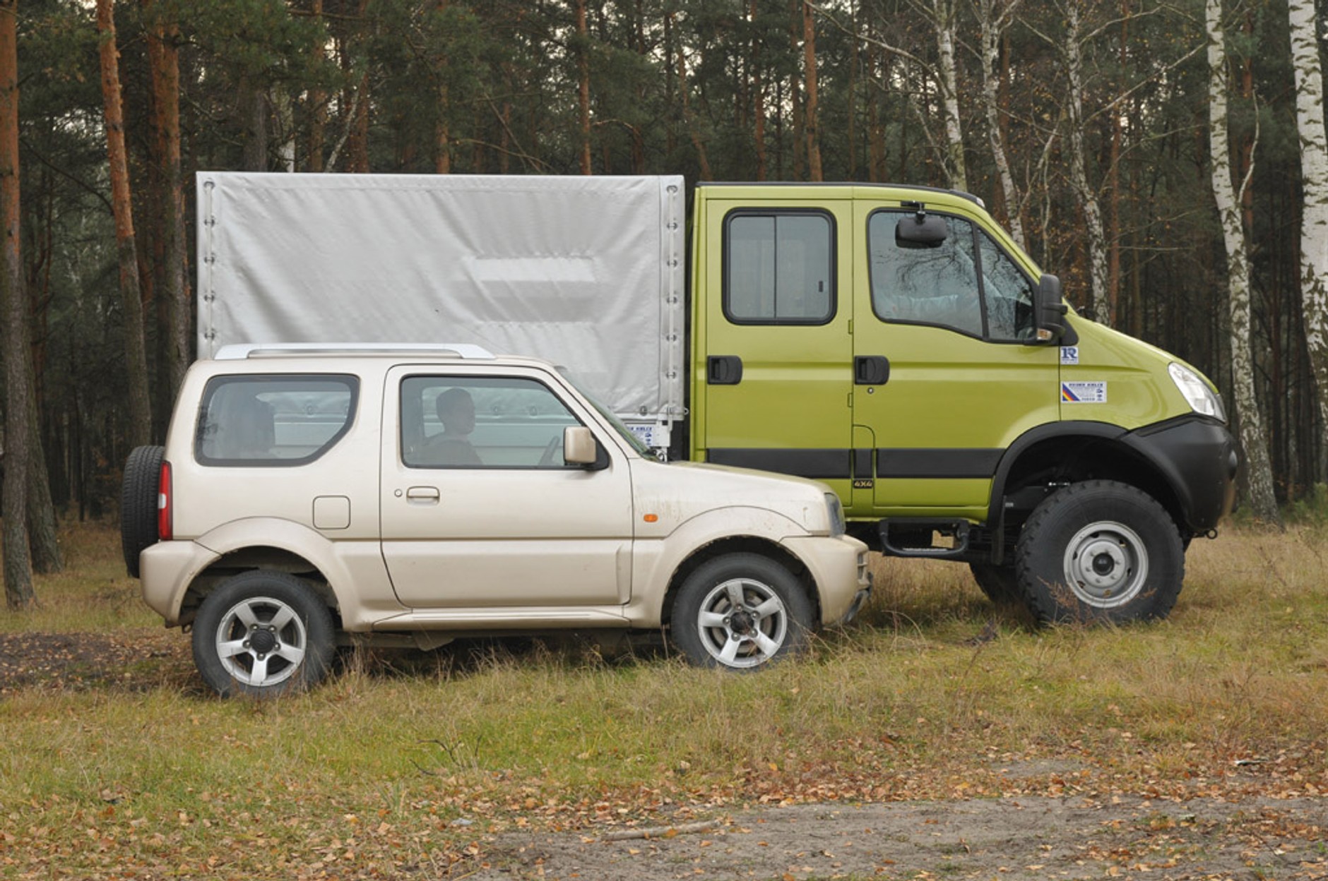 Suzuki Jimny kontra Iveco Daily 4x4: czy duży może więcej?