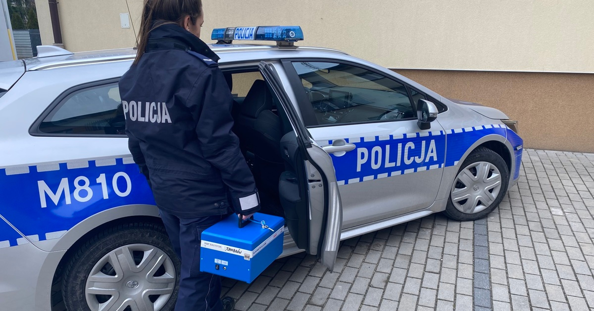 Nowy alkomat ALKOMETR w policji z Zambrowa 