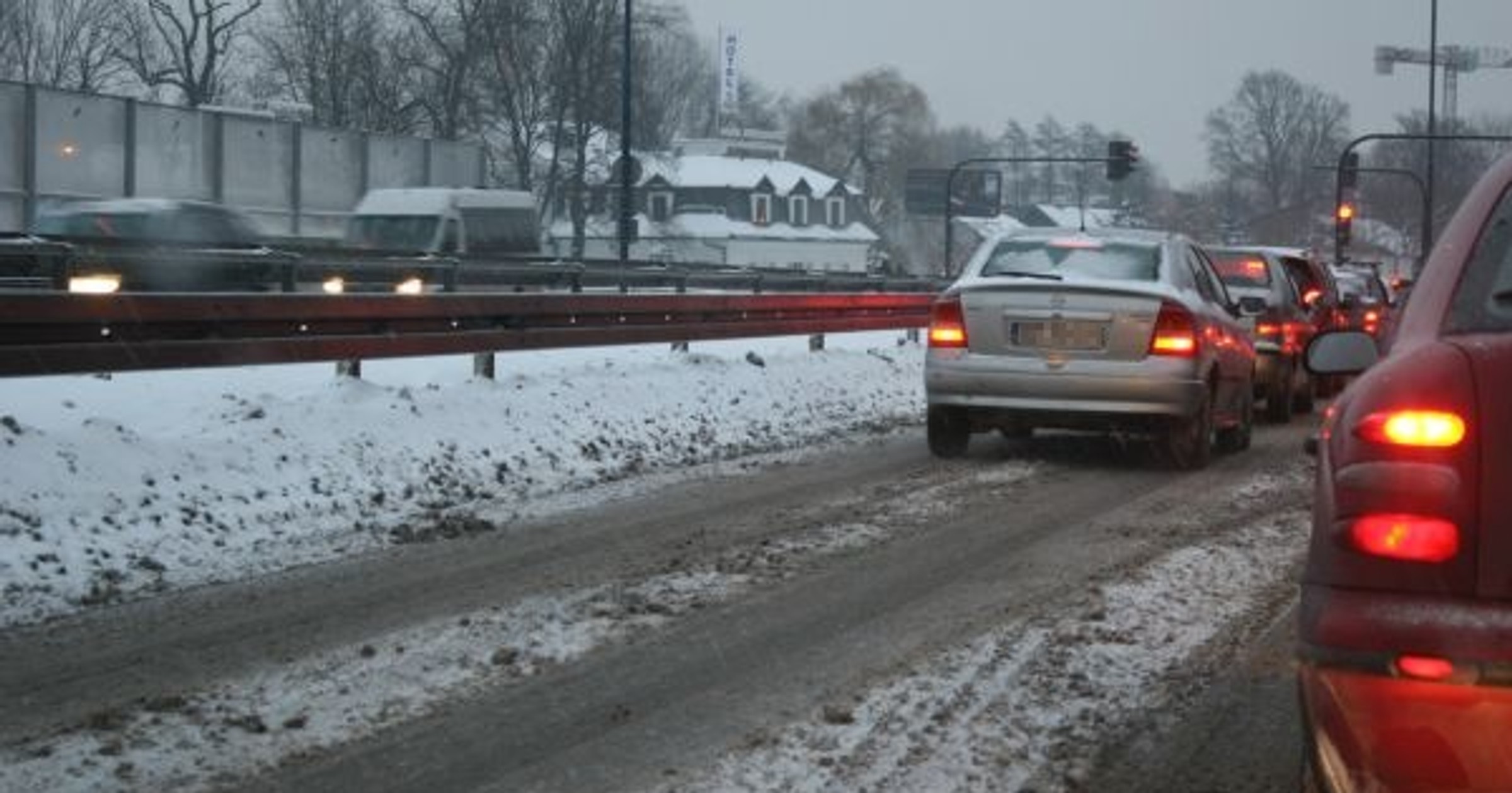 Zima na drogach