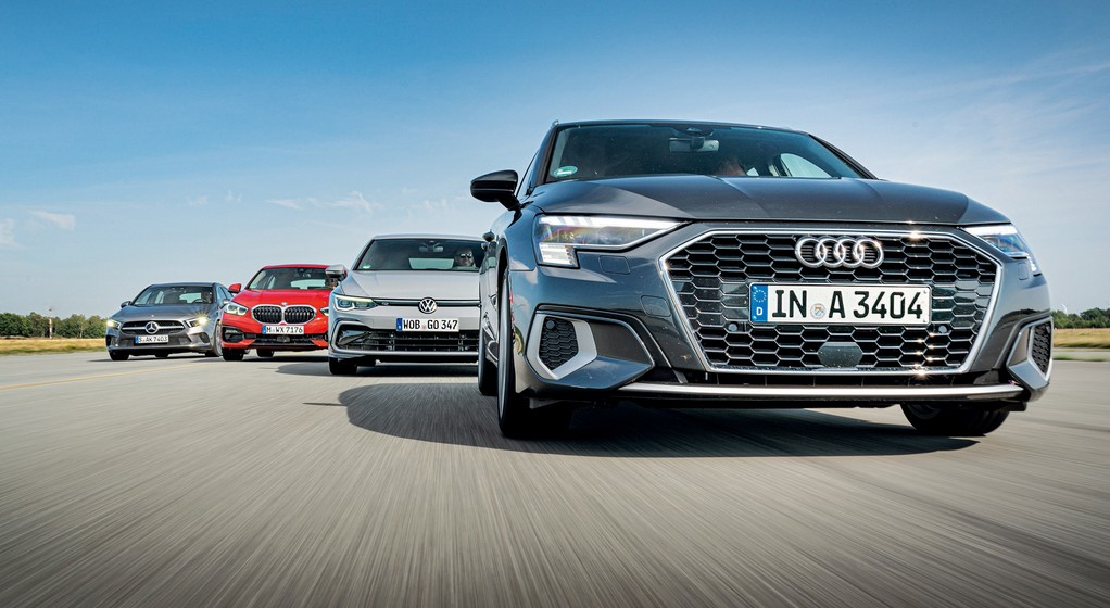 Porównanie: Audi A3, BMW serii 1, Mercedes klasy A i VW Golf