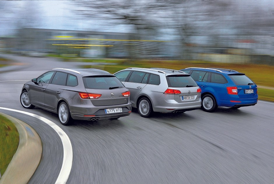 Seat Leon ST, Skoda Octavia Combi, Volkswagen Golf Variant