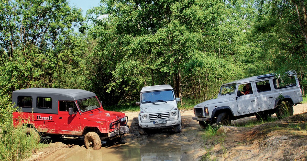 Mercedes G 350 kontra Land Rover Defender i Honker 2000: czy prawdziwe terenówki są na wymarciu?