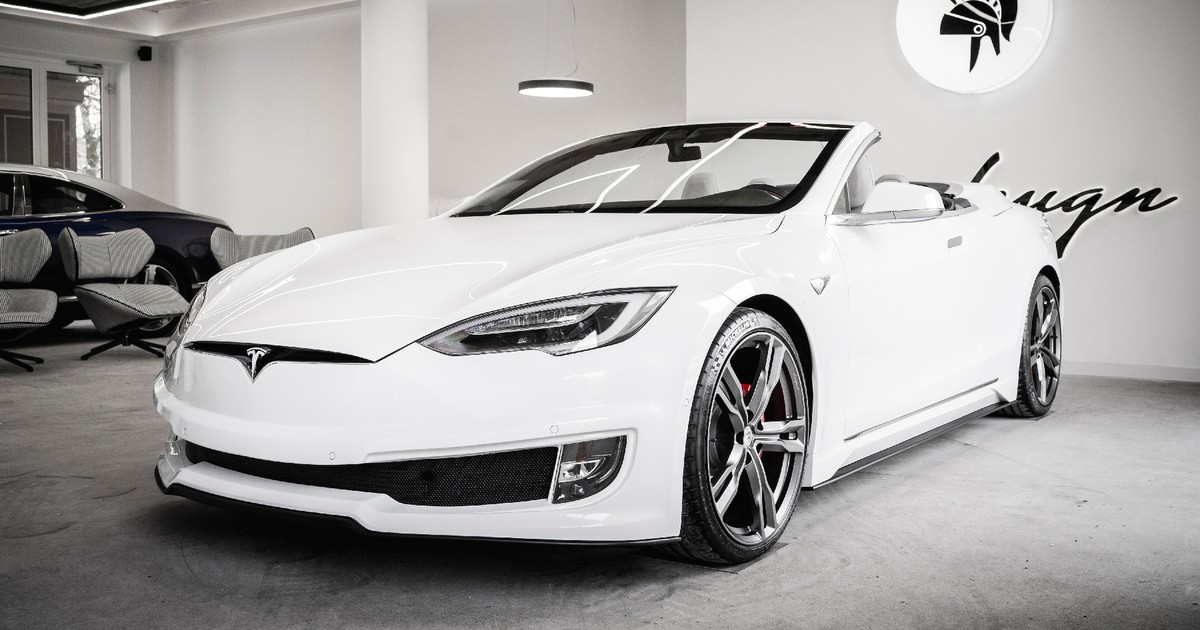 Tesla Model S bez dachu – dzieło włoskiego studia Ares Design