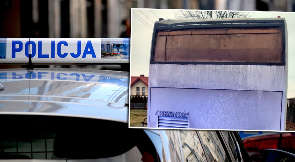 Mazowieckie: Woził wrakiem dzieci do szkoły. Karton zamiast szyby (mazowiecka.policja.gov.pl)