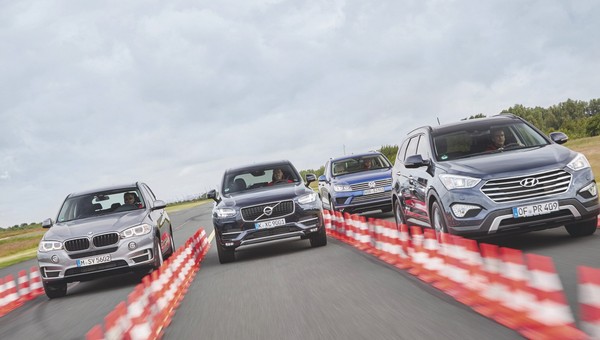 Porównanie: 4 x SUV - starcie gigantów