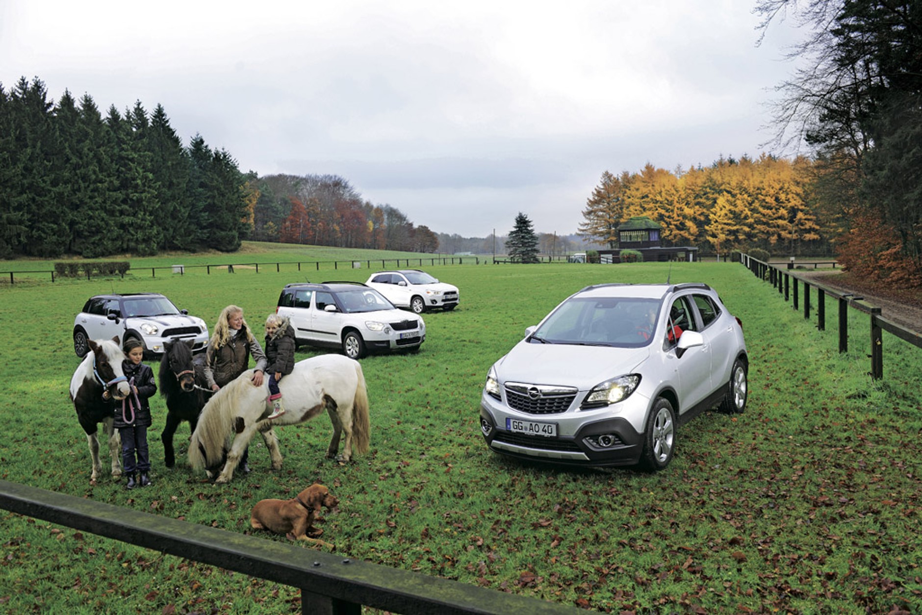 Opel Mokka kontra Mini Countryman, Skoda Yeti i Mitsubishi ASX: kto zrobił najlepszego małego SUV-a?