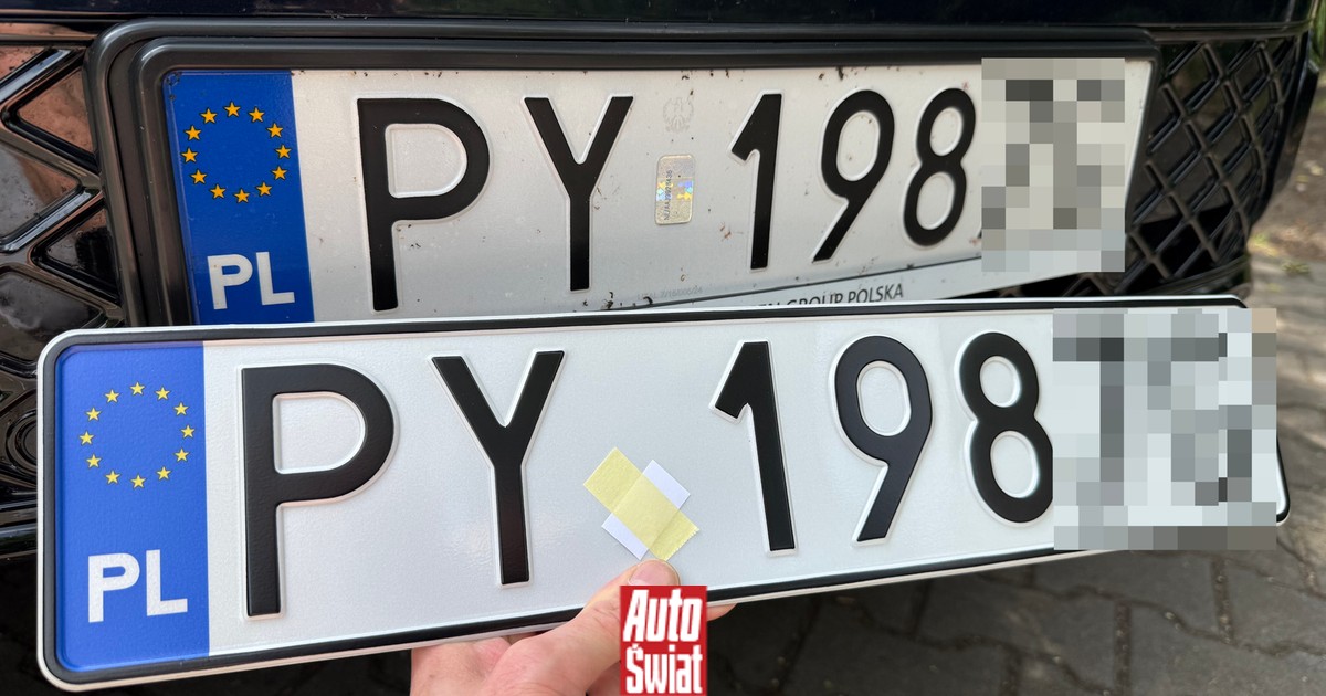 Tablica "kolekcjonerska" ze sklepu, czyli fałszywka. Czy widzisz różnicę?