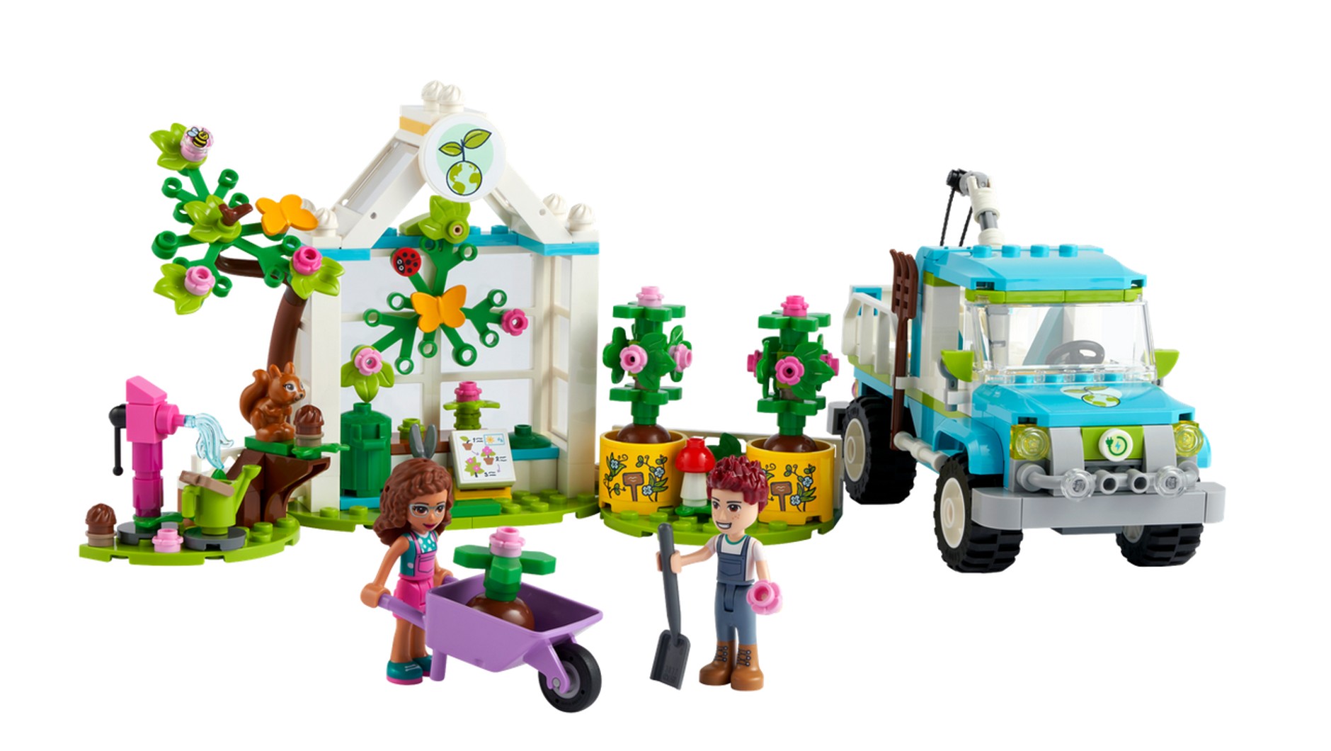 Ciężarówka, ogród i mnóstwo zabawy! To zestaw LEGO Friends 41707, który można budować wspólnie z rodziną.